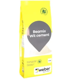 Weber Saint-Gobain Weber Beamix cement wit 4 kg