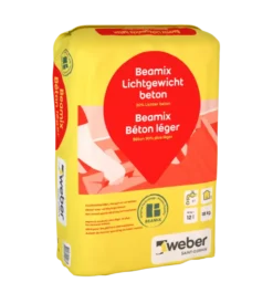 Weber Saint-Gobain Weber Beamix lichtgewicht betonmortel grijs 18 kg Discount