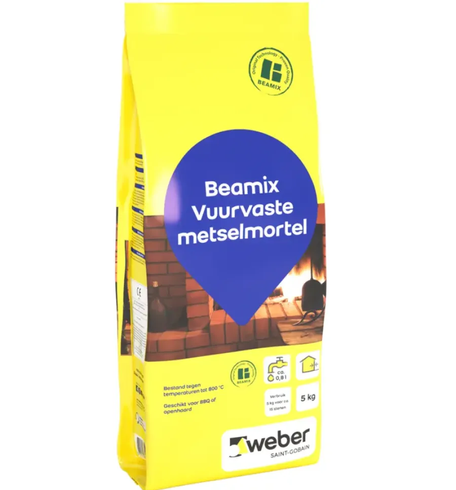 Weber Saint-Gobain Weber Beamix metselmortel vuurvast grijs 5 kg Sale