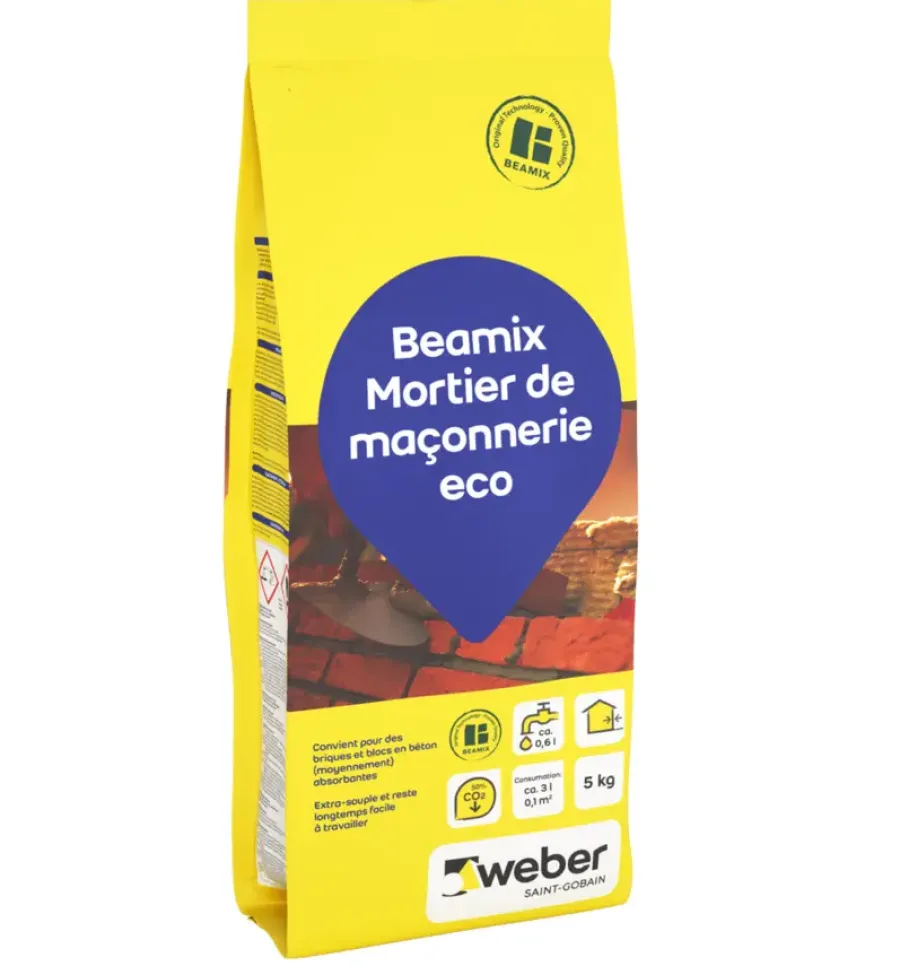 Weber Saint-Gobain Weber Beamix metselmortel vuurvast grijs 5 kg Sale