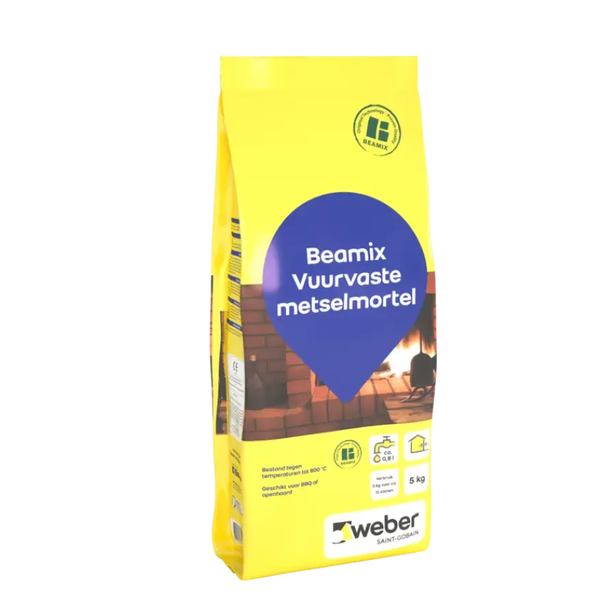 Weber Saint-Gobain Weber Beamix metselmortel vuurvast grijs 5 kg Sale