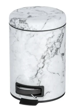 Wenko afvalemmer Onyx mat