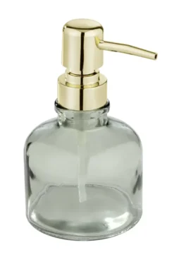 Wenko glazen zeepdispenser Atessa mintgroen