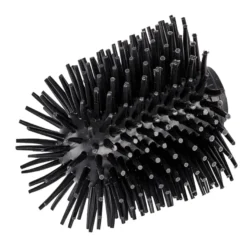 Wenko siliconen toiletborstehouder 75mm zwart