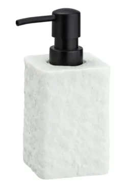 Wenko Villata zeepdispenser polyresin natuursteenlook 300 ml