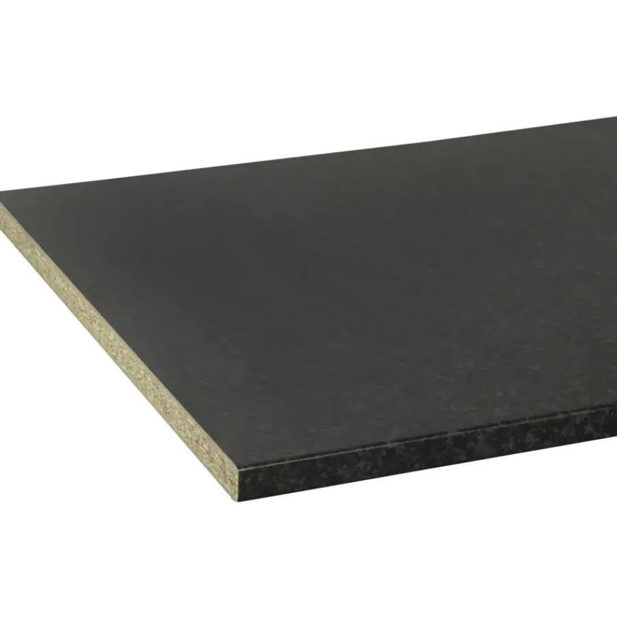 Geen Werkblad AS28 175x60cm Nero Brasil Best