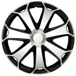 Gorecki Wieldoppenset 14" Mega zilver / zwart Clearance