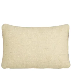 Woven kussen beige - l55xb35xh10cm