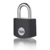 Yale Hangslot aluminium 25 mm zwart
