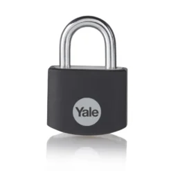 Yale Hangslot aluminium 25 mm zwart